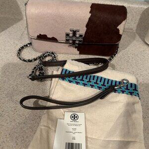 Tory Burch Britten Calf Wallet/Wristle on Chain